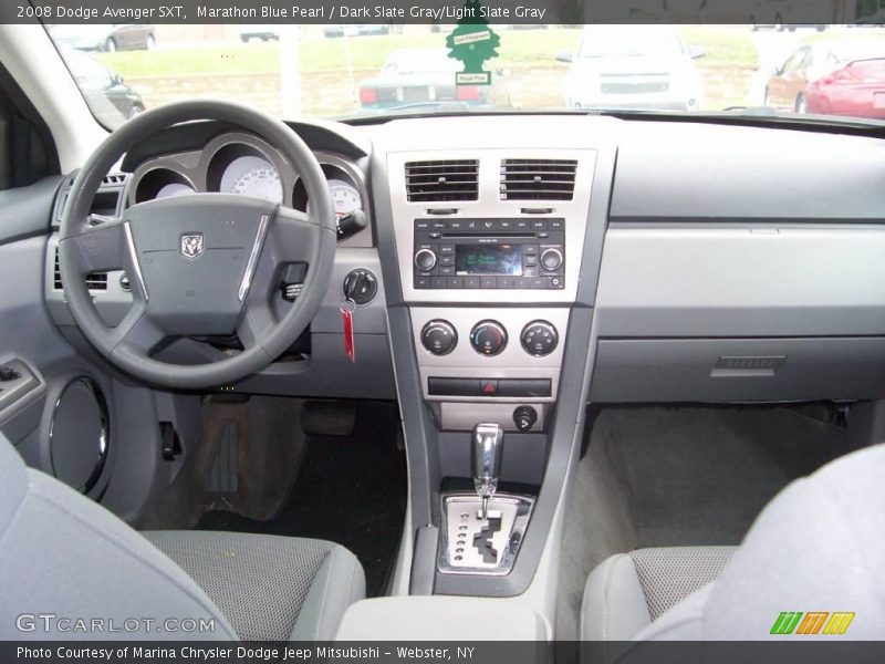 Marathon Blue Pearl / Dark Slate Gray/Light Slate Gray 2008 Dodge Avenger SXT