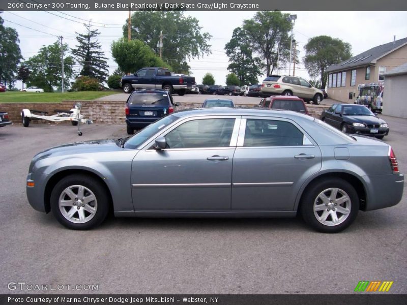 Butane Blue Pearlcoat / Dark Slate Gray/Light Graystone 2006 Chrysler 300 Touring