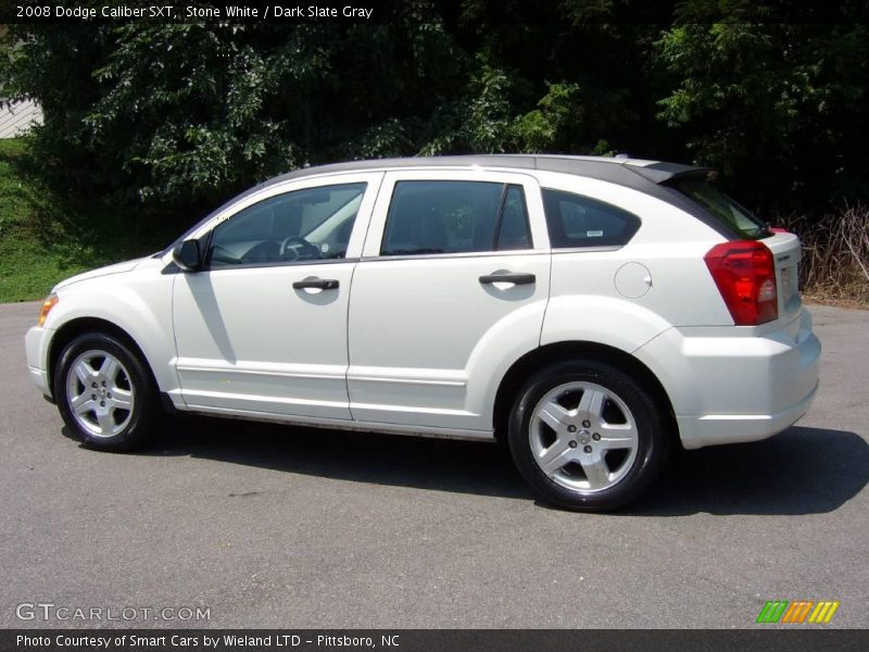 Stone White / Dark Slate Gray 2008 Dodge Caliber SXT