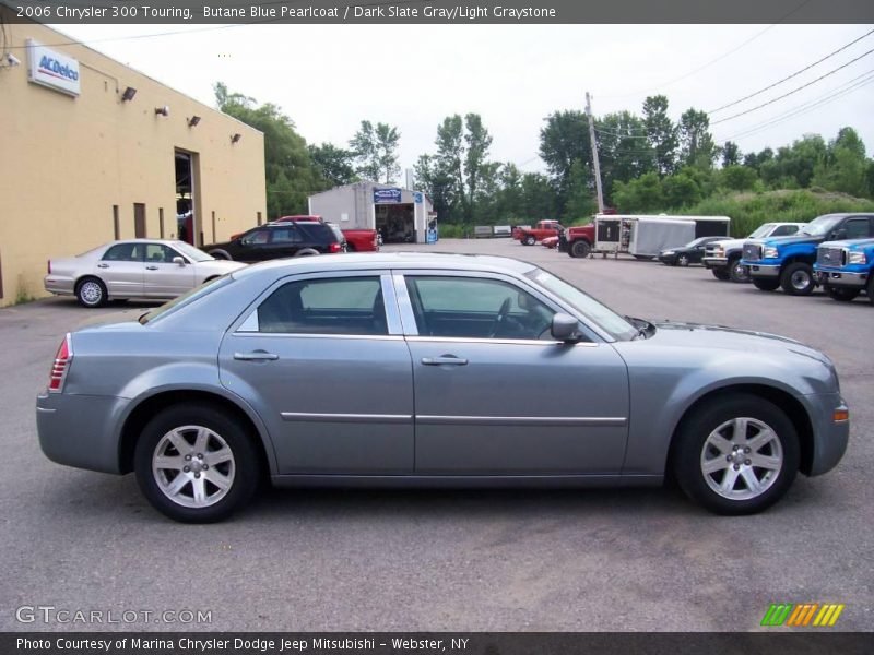 Butane Blue Pearlcoat / Dark Slate Gray/Light Graystone 2006 Chrysler 300 Touring