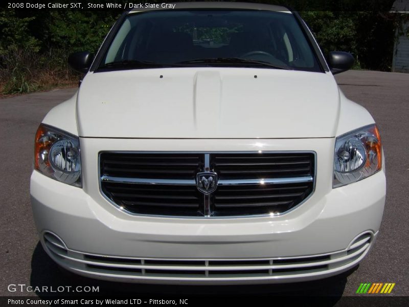 Stone White / Dark Slate Gray 2008 Dodge Caliber SXT