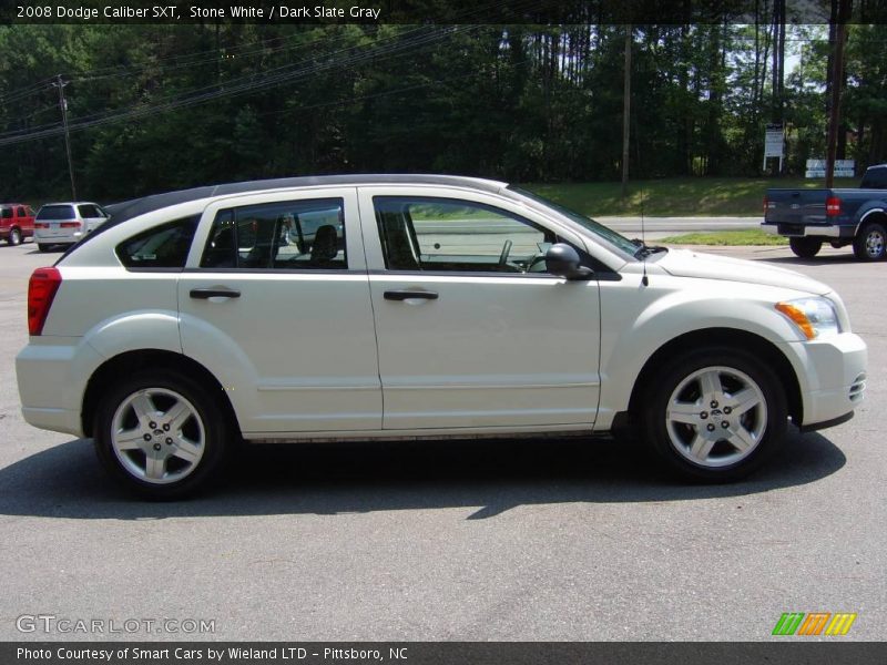 Stone White / Dark Slate Gray 2008 Dodge Caliber SXT