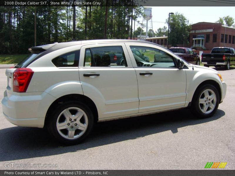 Stone White / Dark Slate Gray 2008 Dodge Caliber SXT