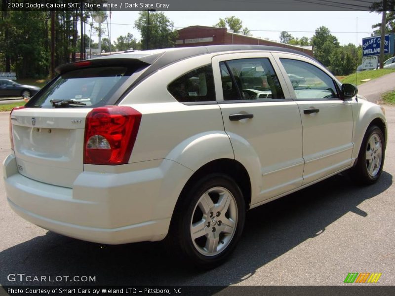 Stone White / Dark Slate Gray 2008 Dodge Caliber SXT