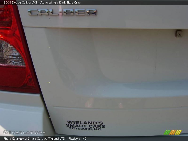 Stone White / Dark Slate Gray 2008 Dodge Caliber SXT