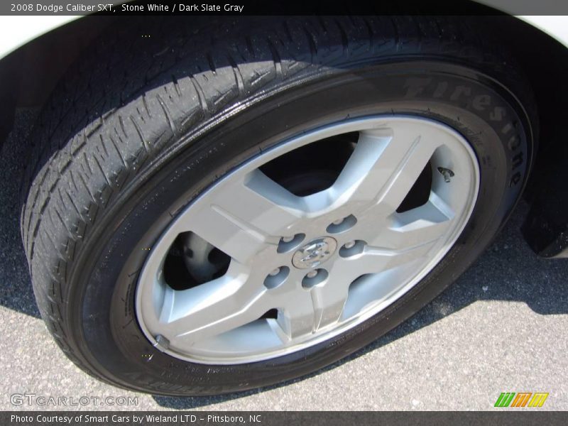 Stone White / Dark Slate Gray 2008 Dodge Caliber SXT