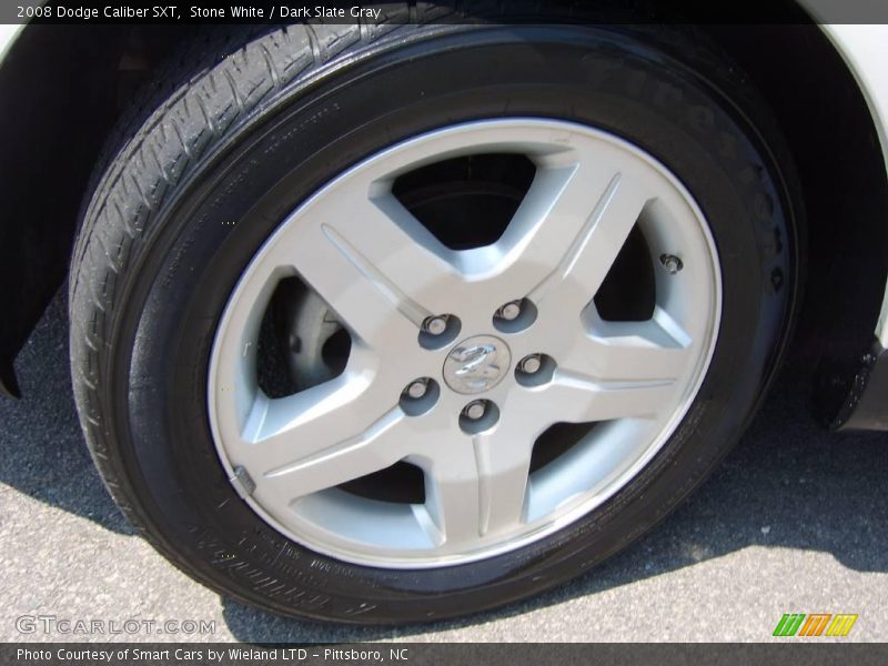 Stone White / Dark Slate Gray 2008 Dodge Caliber SXT