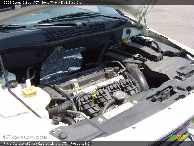 Stone White / Dark Slate Gray 2008 Dodge Caliber SXT