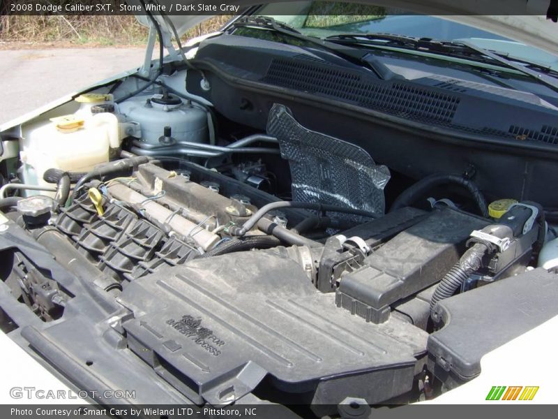 Stone White / Dark Slate Gray 2008 Dodge Caliber SXT