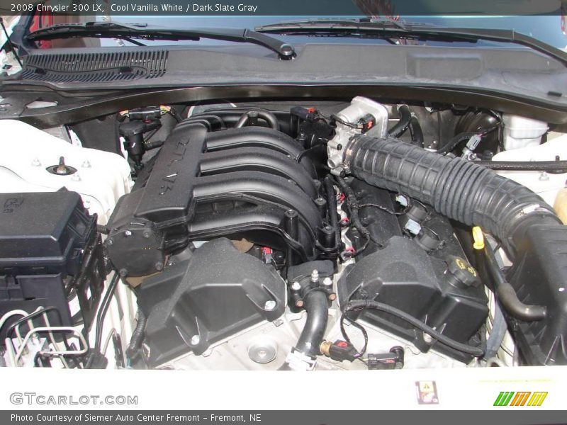 Cool Vanilla White / Dark Slate Gray 2008 Chrysler 300 LX