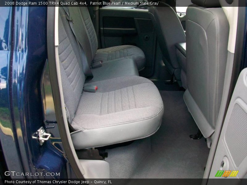 Patriot Blue Pearl / Medium Slate Gray 2008 Dodge Ram 1500 TRX4 Quad Cab 4x4