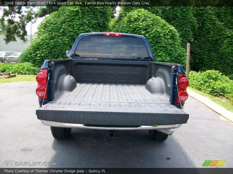 Patriot Blue Pearl / Medium Slate Gray 2008 Dodge Ram 1500 TRX4 Quad Cab 4x4