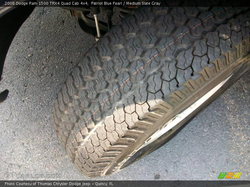 Patriot Blue Pearl / Medium Slate Gray 2008 Dodge Ram 1500 TRX4 Quad Cab 4x4