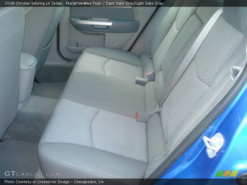 Marathon Blue Pearl / Dark Slate Gray/Light Slate Gray 2008 Chrysler Sebring LX Sedan