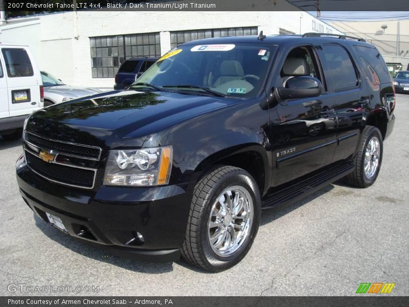 Black / Dark Titanium/Light Titanium 2007 Chevrolet Tahoe LTZ 4x4