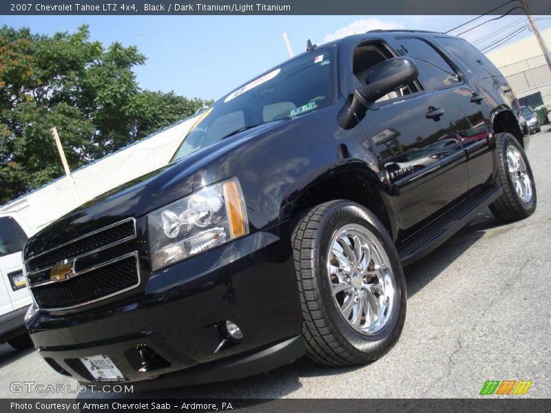 Black / Dark Titanium/Light Titanium 2007 Chevrolet Tahoe LTZ 4x4