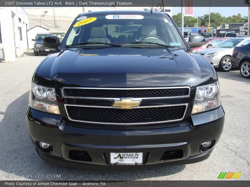 Black / Dark Titanium/Light Titanium 2007 Chevrolet Tahoe LTZ 4x4