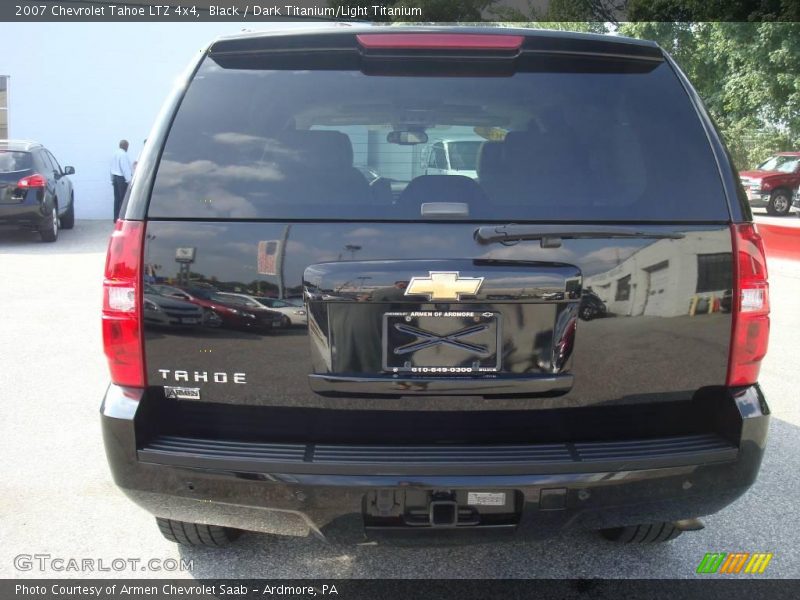 Black / Dark Titanium/Light Titanium 2007 Chevrolet Tahoe LTZ 4x4
