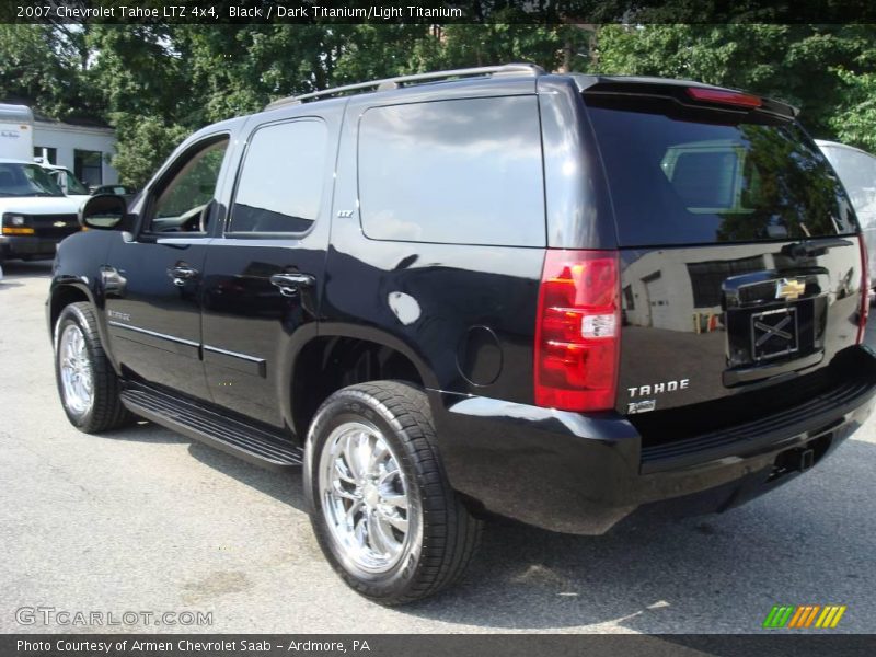 Black / Dark Titanium/Light Titanium 2007 Chevrolet Tahoe LTZ 4x4