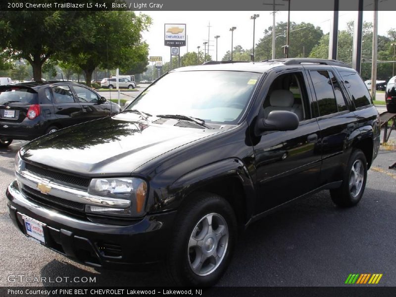 Black / Light Gray 2008 Chevrolet TrailBlazer LS 4x4