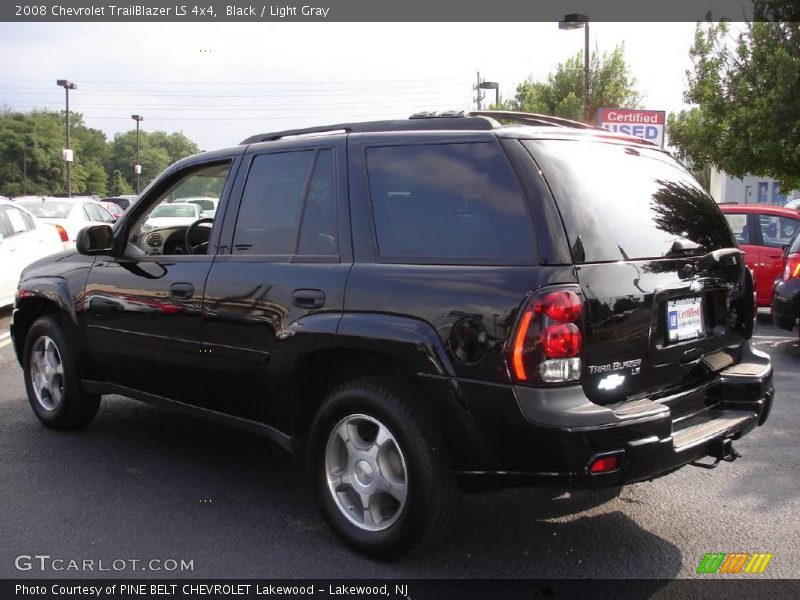 Black / Light Gray 2008 Chevrolet TrailBlazer LS 4x4