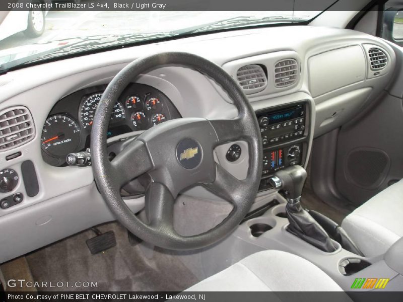 Black / Light Gray 2008 Chevrolet TrailBlazer LS 4x4