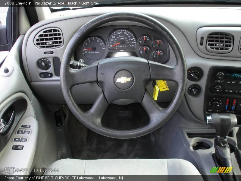 Black / Light Gray 2008 Chevrolet TrailBlazer LS 4x4