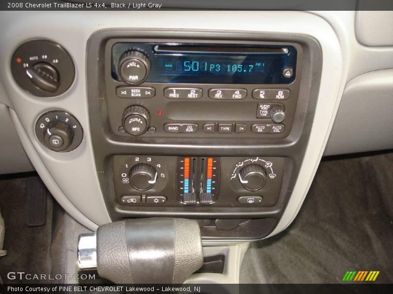 Black / Light Gray 2008 Chevrolet TrailBlazer LS 4x4