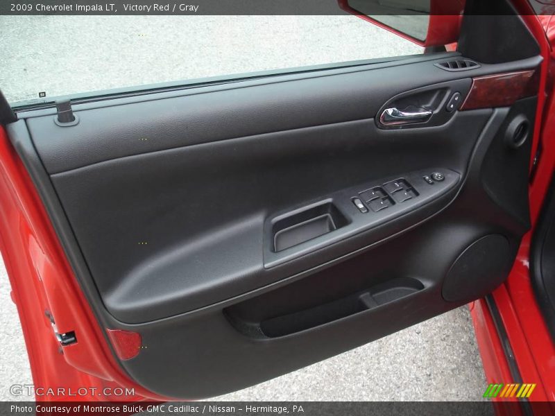 Victory Red / Gray 2009 Chevrolet Impala LT