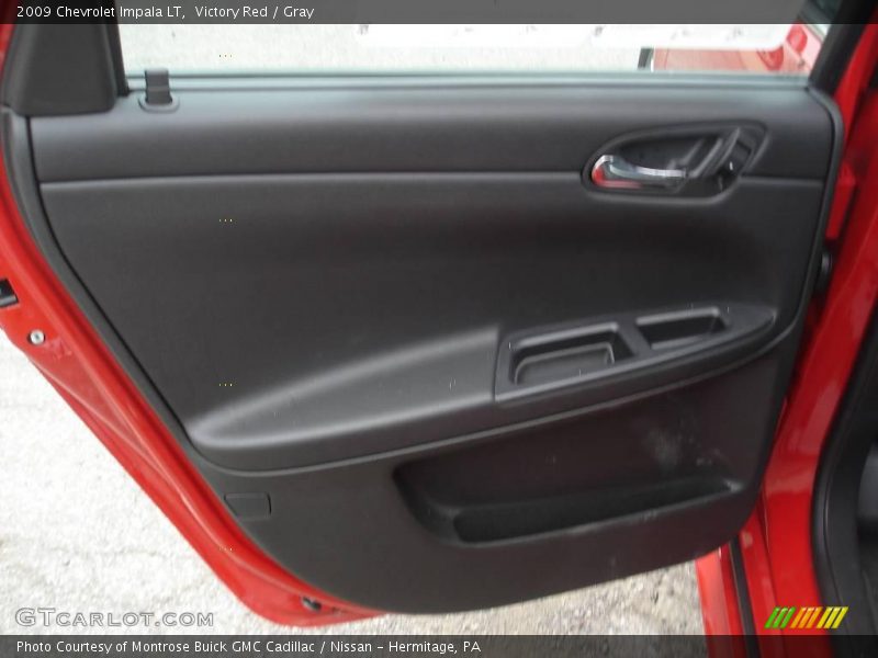 Victory Red / Gray 2009 Chevrolet Impala LT