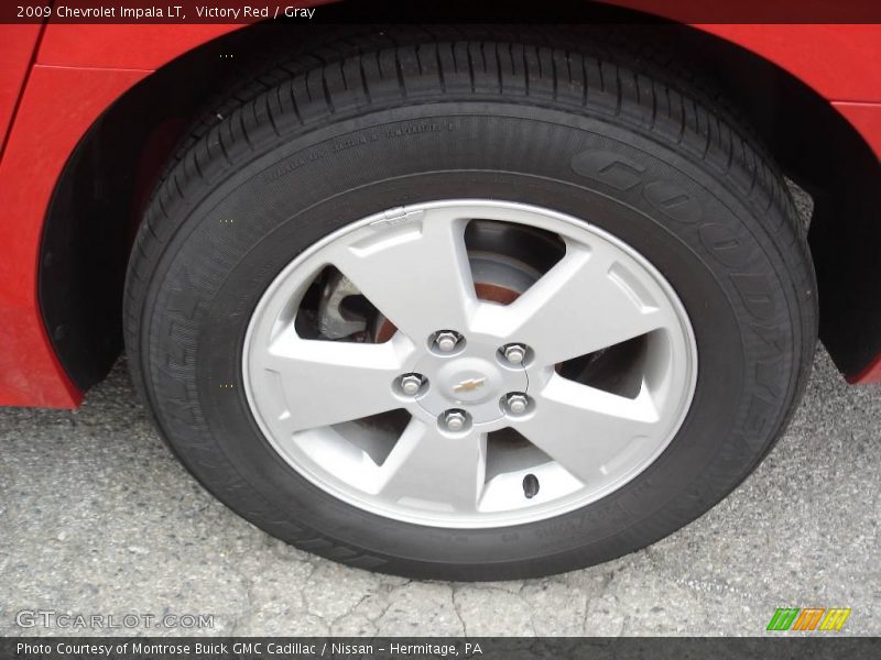 Victory Red / Gray 2009 Chevrolet Impala LT