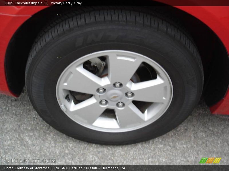 Victory Red / Gray 2009 Chevrolet Impala LT