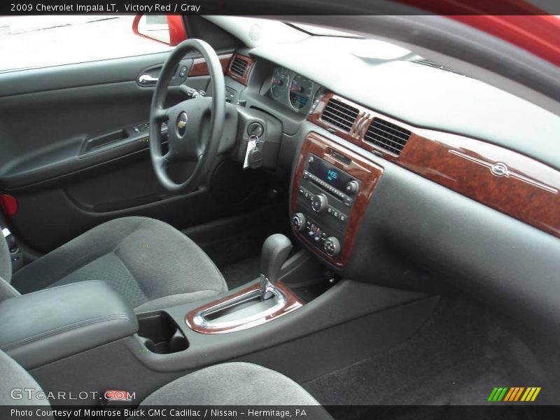 Victory Red / Gray 2009 Chevrolet Impala LT