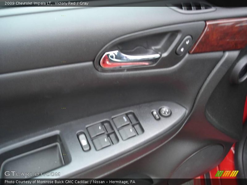 Victory Red / Gray 2009 Chevrolet Impala LT