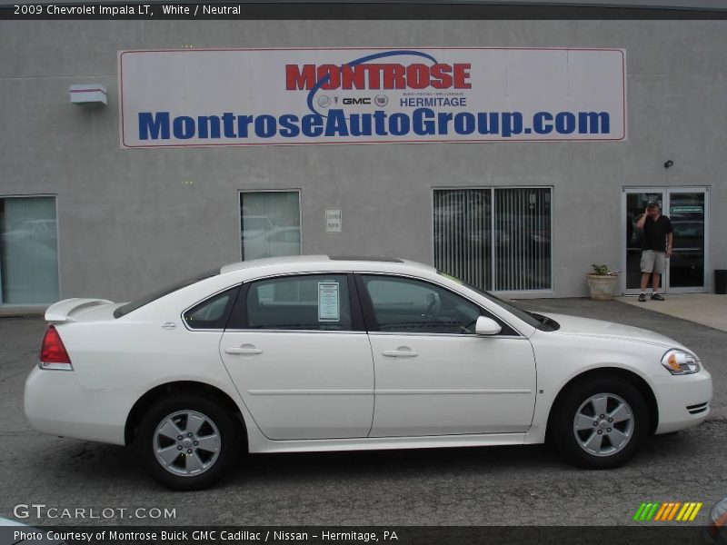 White / Neutral 2009 Chevrolet Impala LT