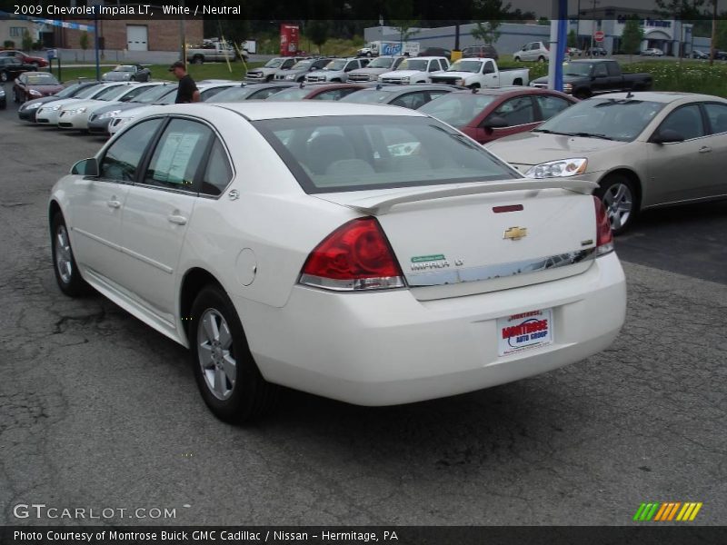 White / Neutral 2009 Chevrolet Impala LT