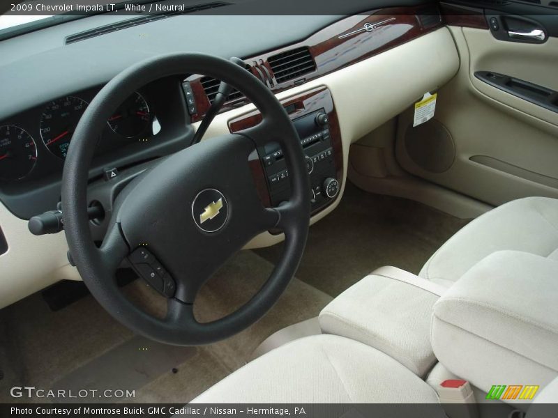 White / Neutral 2009 Chevrolet Impala LT
