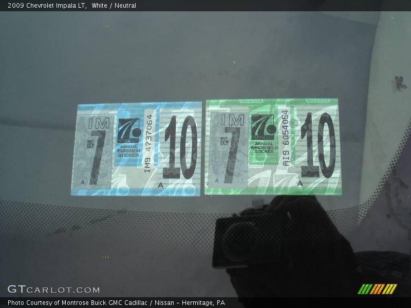 White / Neutral 2009 Chevrolet Impala LT