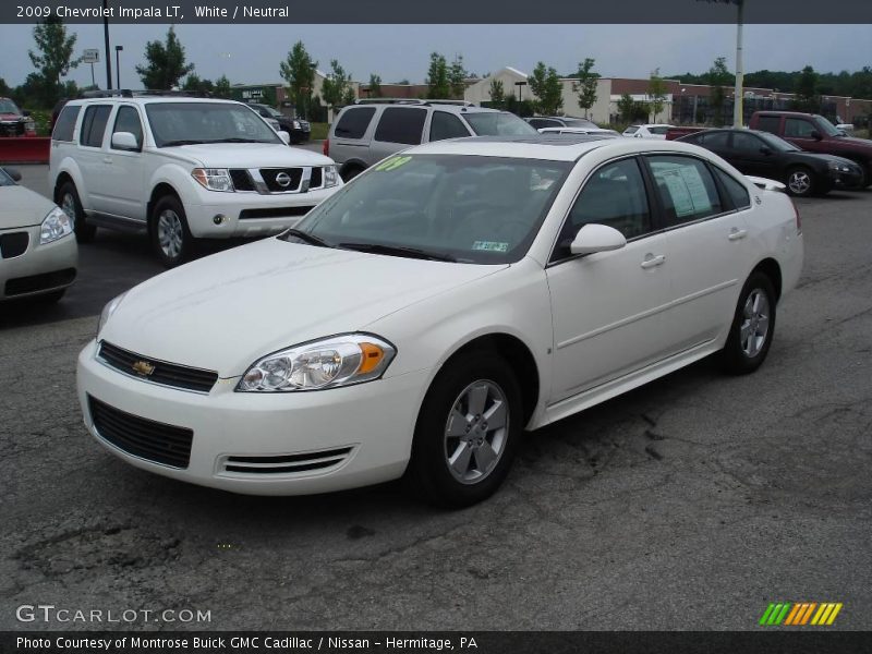 White / Neutral 2009 Chevrolet Impala LT