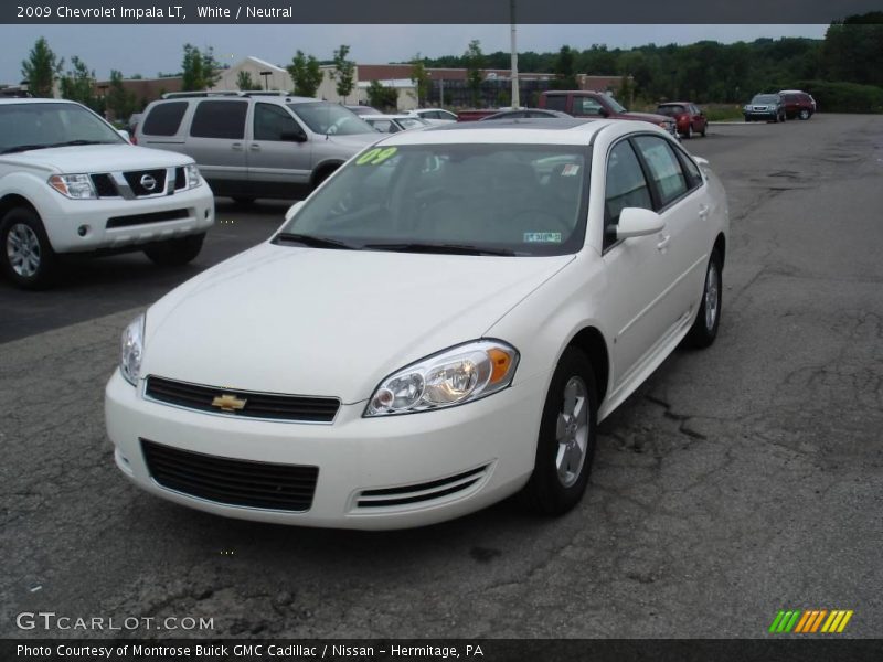 White / Neutral 2009 Chevrolet Impala LT