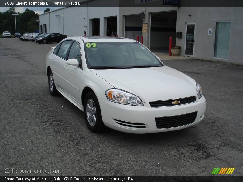 White / Neutral 2009 Chevrolet Impala LT