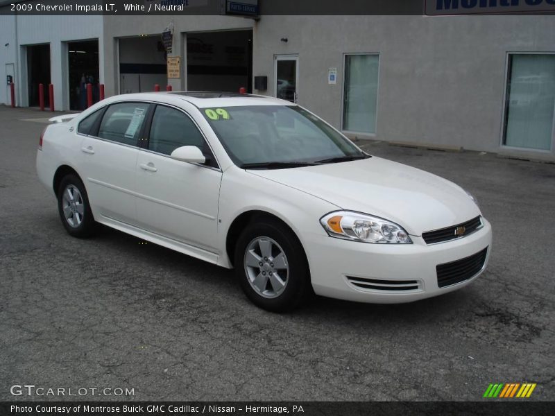 White / Neutral 2009 Chevrolet Impala LT