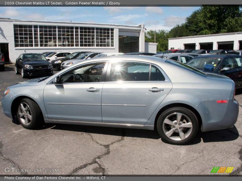 Golden Pewter Metallic / Ebony 2009 Chevrolet Malibu LT Sedan