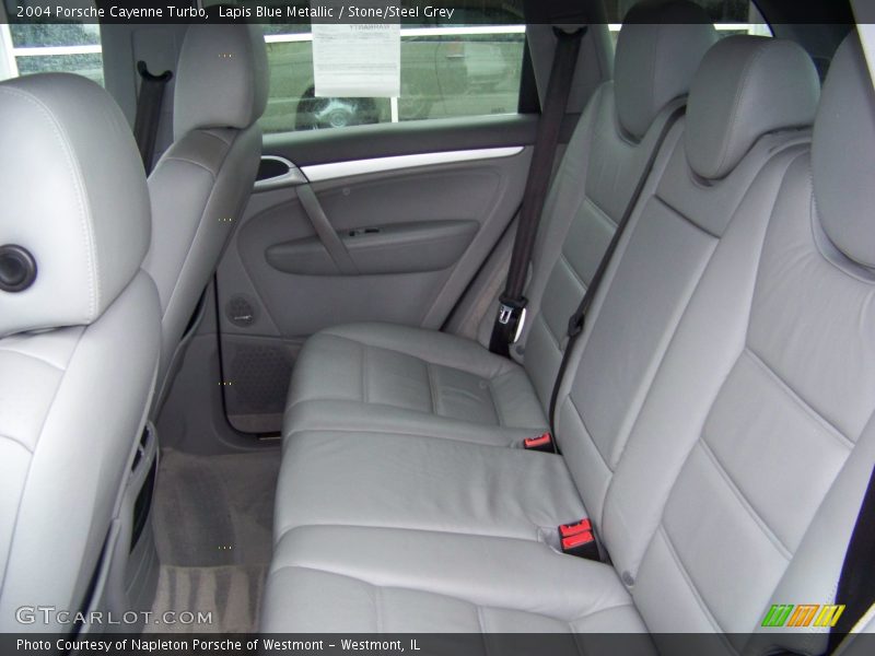 Lapis Blue Metallic / Stone/Steel Grey 2004 Porsche Cayenne Turbo
