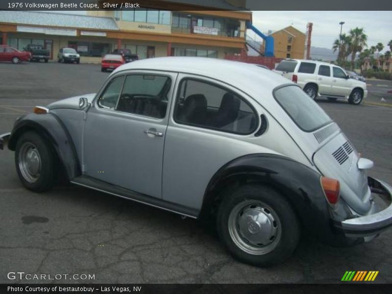 Silver / Black 1976 Volkswagen Beetle Coupe