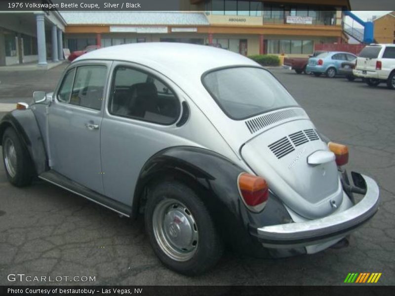 Silver / Black 1976 Volkswagen Beetle Coupe