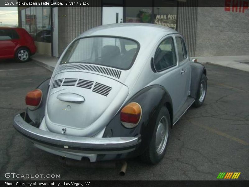 Silver / Black 1976 Volkswagen Beetle Coupe