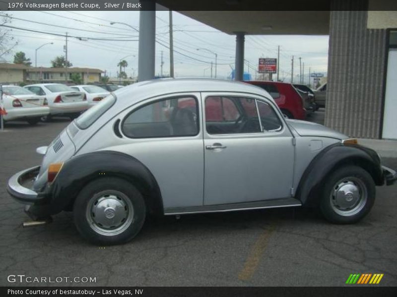 Silver / Black 1976 Volkswagen Beetle Coupe