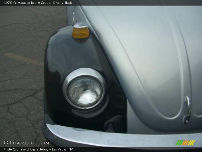 Silver / Black 1976 Volkswagen Beetle Coupe
