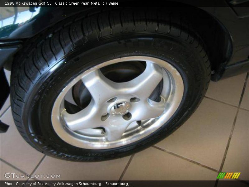 Classic Green Pearl Metallic / Beige 1998 Volkswagen Golf GL